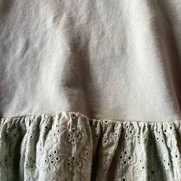 Cleobella mixed media ruffle top - Picture 3 of 5